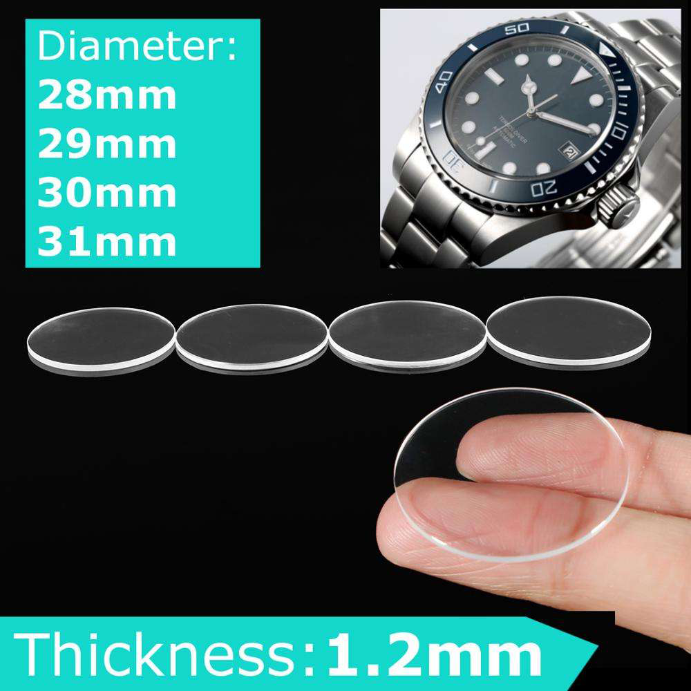 watch glass sizes
